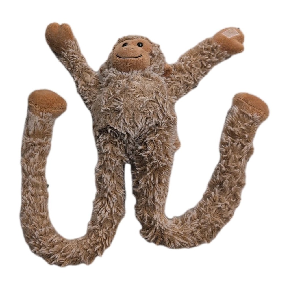 Rare Disney Animal Parks Tan Monkey Plush Long Arms Hanging Stuffed Swinging